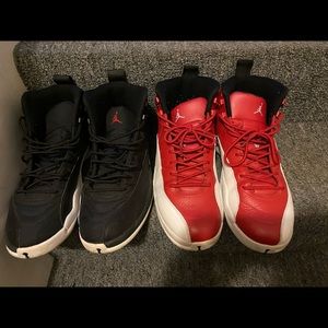 Black Jordan 12 Nylon